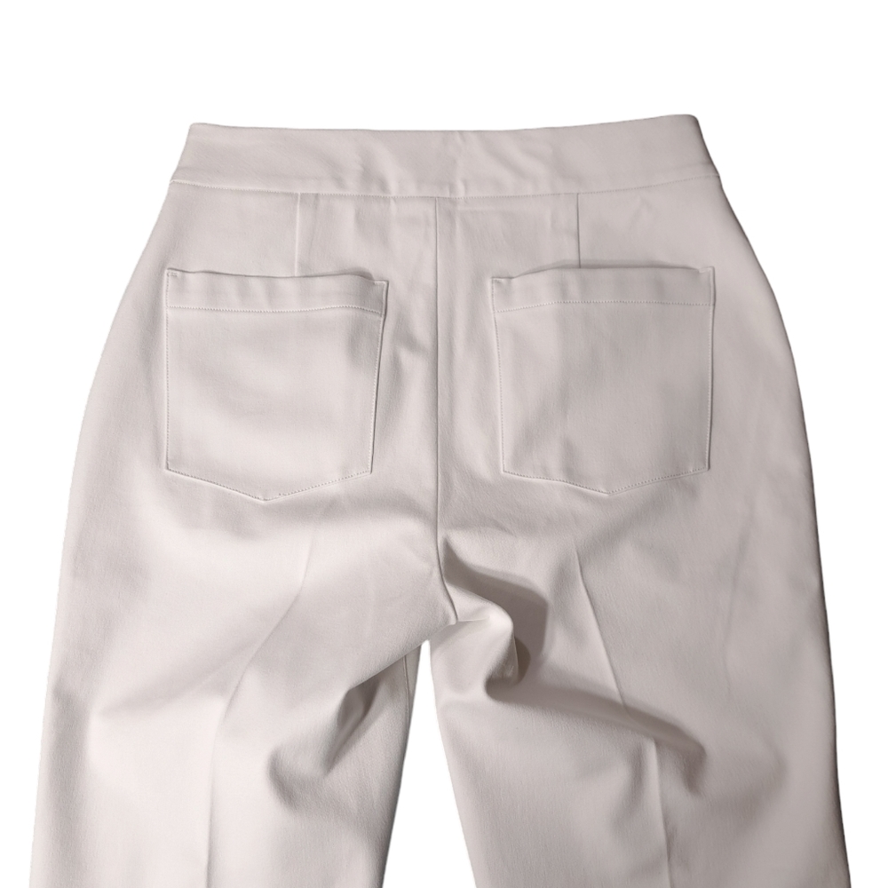 SPANX Women's Slim Straight Pants Classic White Size S Petite 20372Q Grey Lining - Picture 14 of 16